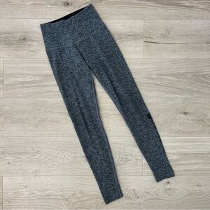 Beyond Yoga X Pure Barre Grey Heathered Space Dye Leggings